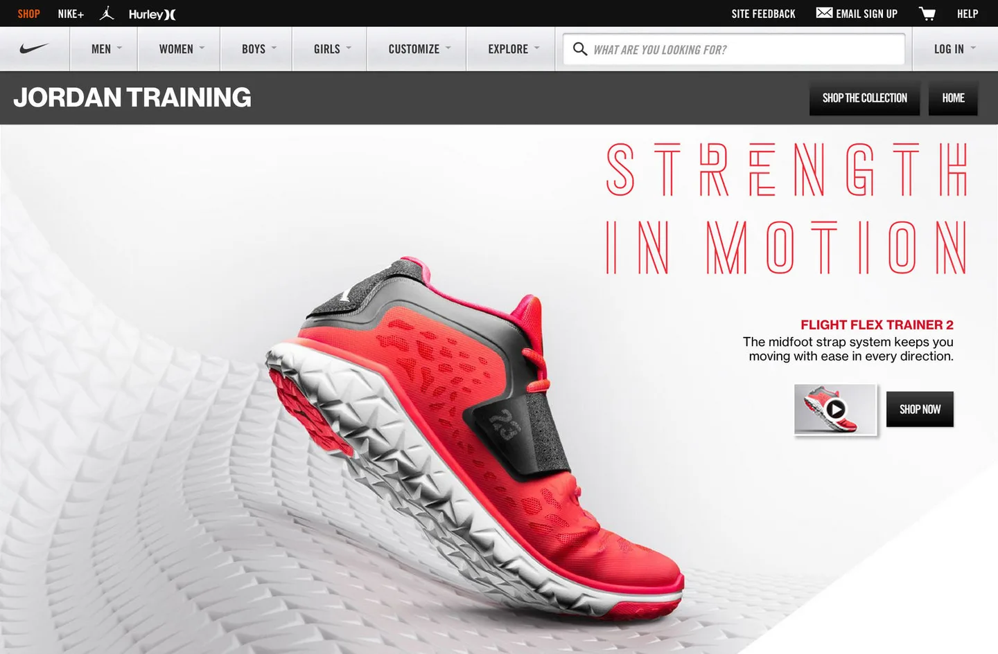 Jordan.com — campaign hero