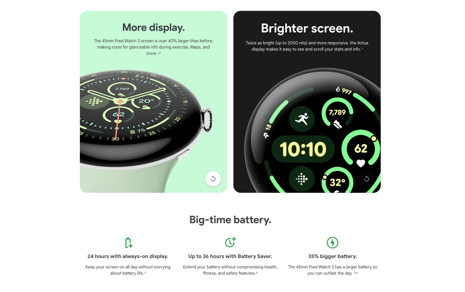 Pixel Watch 3 — product and experience design 1